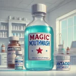 magic mouthwash-antihistamine, antacid, numbing agent